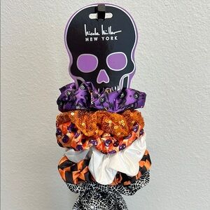 Nicole Miller Halloween Scrunchie Set - 👻🎃💜🕷️